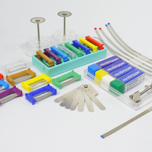 Inicio Kit de Tiras y Accesorios para Stripping Ortodóntico